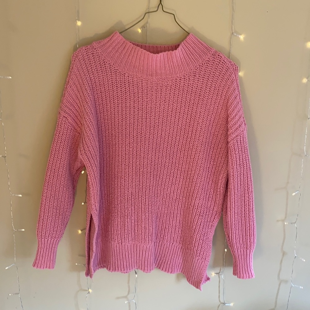 Aerie Pink Knit Sweater - Worn Once